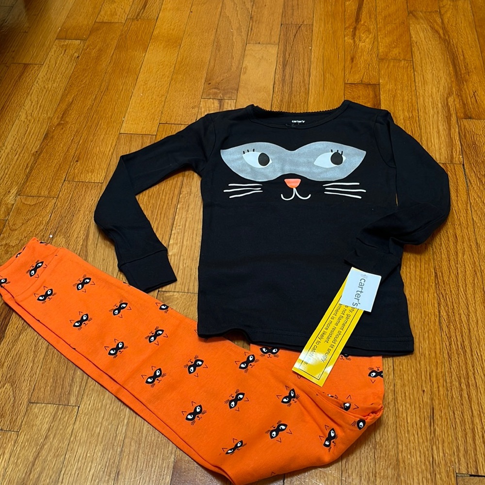 Carter's Cat 🐈⬛ Pajamas Size 6